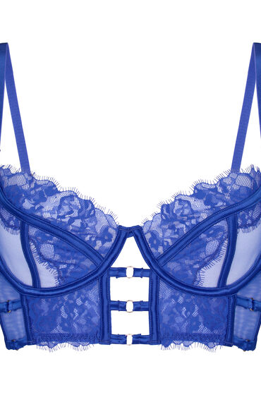 Hunkemöller Niet-voorgevormde longline beugel bh Nienke Blauw - Afbeelding 2