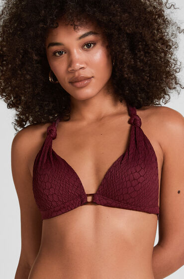 Hunkemöller Triangle Bikinitop Aruba Paars