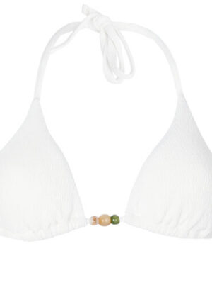 Alternative view of Hunkemöller Triangle Bikinitop Crinkle Wit