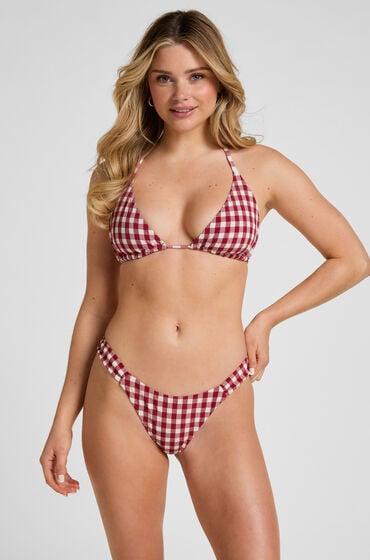 Hunkemöller Hoog Uitgesneden Bikinibroekje Amalfi Rood