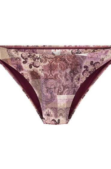 Hunkemöller Hoog Uitgesneden Bikinibroekje Ibiza Paars - Afbeelding 2