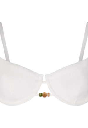 Alternative view of Hunkemöller Niet-Voorgevormde Beugel Bikinitop Crinkle Wit