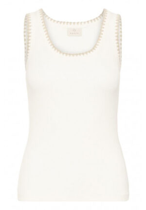 Kaffe - Wit | unisex | Top | Wit | XXL | regular | Kamst mode