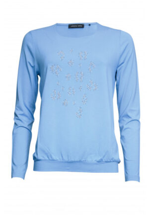 Roberto Sarto - Blauw | Dames | Top | Blauw | 52 | regular | Kamst mode
