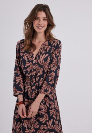 Dress Passion Blue Cocktail print