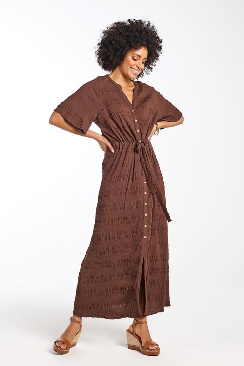 Dress Noura Dark brown - Afbeelding 2