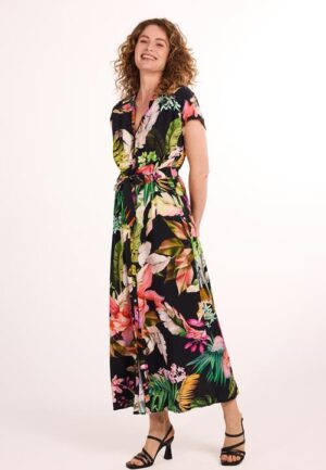 Dress Novel Black Azore print