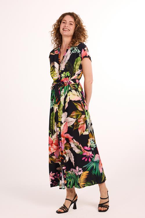 Dress Novel Black Azore print