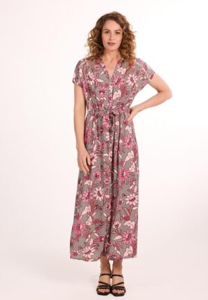Alternative view of Dress Novel Pink Luz print