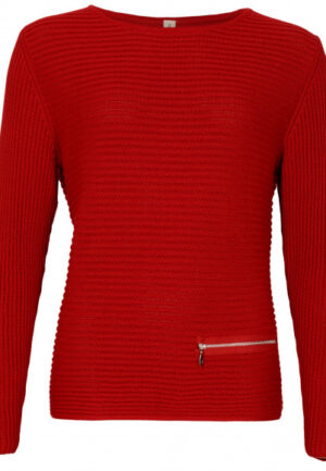 Skovhuus - Rood | Dames | Trui | Rood | XL | regular | Kamst mode