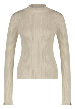 In Shape - Beige | Dames | Top | Beige | S | regular | Kamst mode