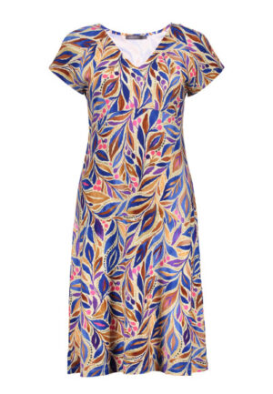 Geisha - Blauw | unisex | Jurk | Blauw | XL | regular | Kamst mode