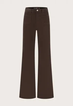 Florez - Bruin | Dames | Jeans | Bruin | 31 | regular | Kamst mode
