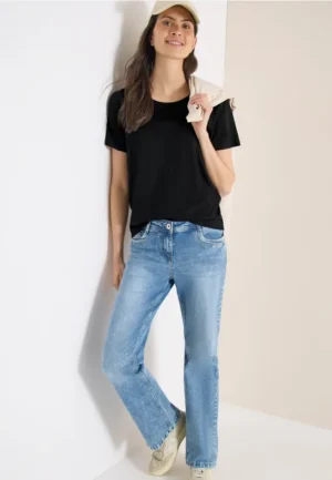 Basic Shirt met ronde hals in een 2-pack