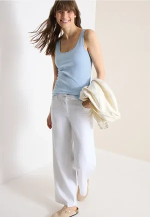Basic top met ronde hals in een 2-pack