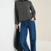 Bedrukte blouse met glitter
