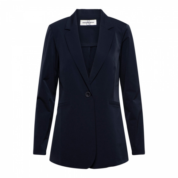 &Co - Blauw | Dames | Blazer | Blauw | XXL | regular | Kamst mode