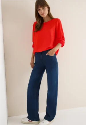 Blouse in effen kleur