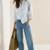 Blouse in seersucker kwaliteit