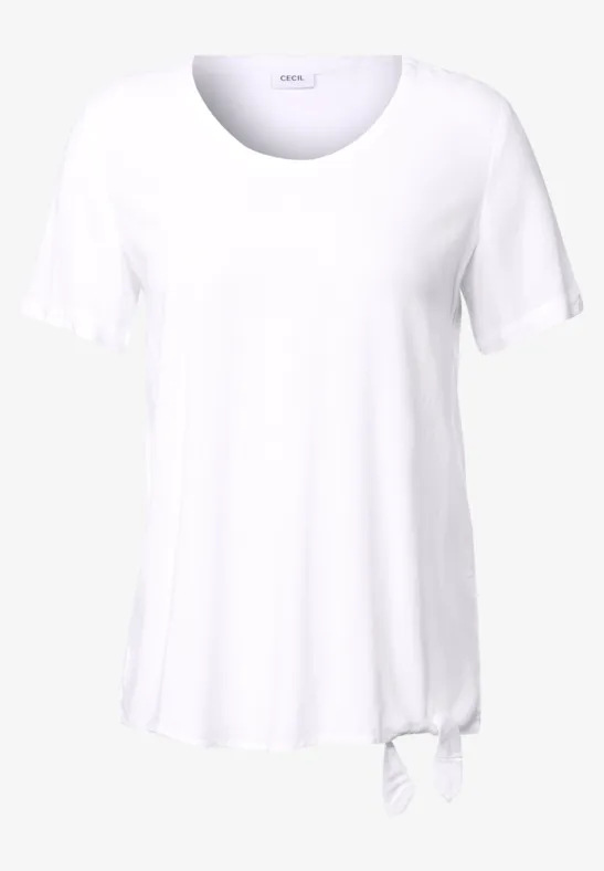 Blouse met knoopdetail