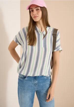 Blouse met korte mouwen