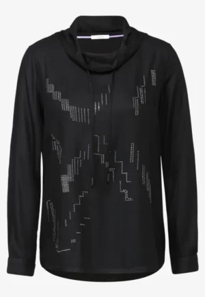 Alternative view of Blouse met sjaalkraag