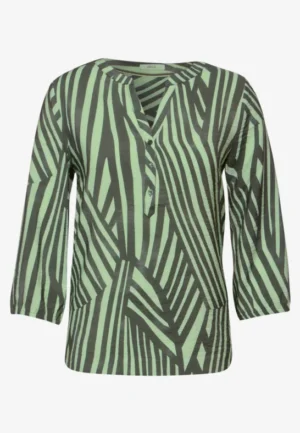 Alternative view of Blouse met strepen