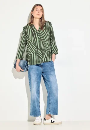 Blouse met strepen