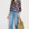 Blouse met touwtjes
