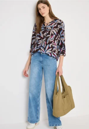 Blouse met touwtjes