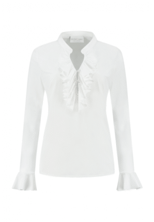 Helena Hart - Wit | Dames | Blouse | Wit | M | regular | Kamst mode