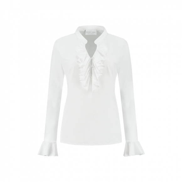 Helena Hart - Wit | Dames | Blouse | Wit | M | regular | Kamst mode