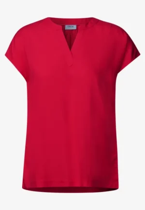 Alternative view of Blouseshirt in effen kleur