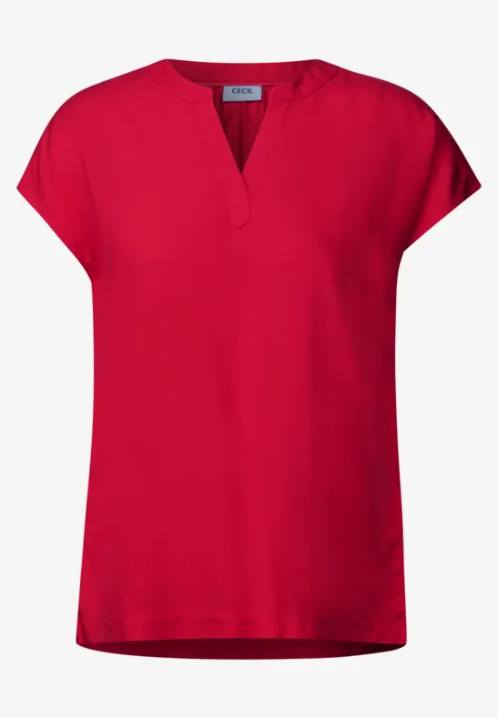 Blouseshirt in effen kleur - Afbeelding 2