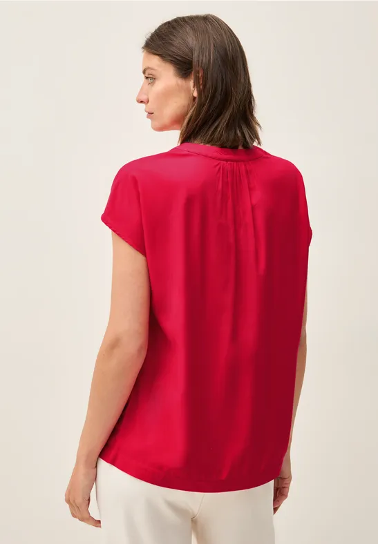 Blouseshirt in effen kleur - Afbeelding 3
