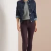Broek in lederlook