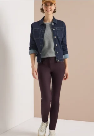 Broek in lederlook