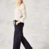 Broek in velourslook