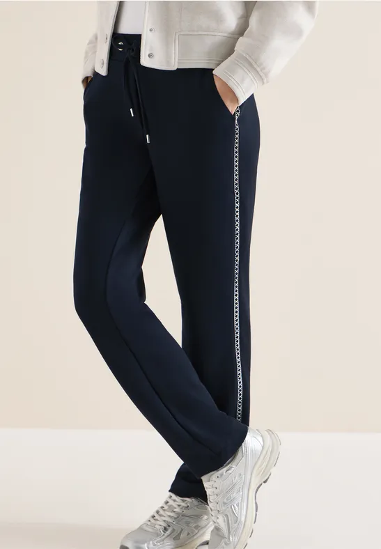 Broek met banddetail