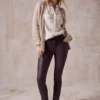 Broek met coating