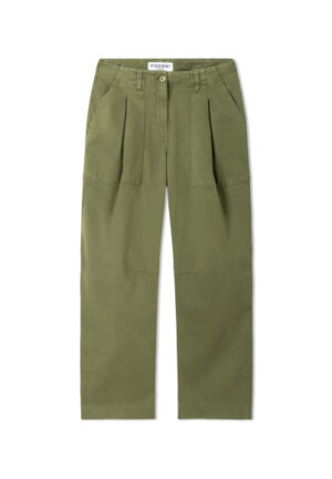 cambio - Groen | Dames | Broek | Groen | 44 | regular | Kamst mode