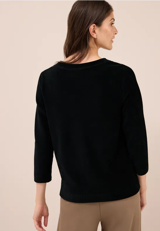 Corduroy overhemd in effen kleur - Afbeelding 3