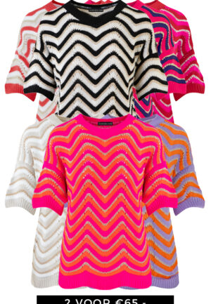 Deal Lurex Zigzag Tops Noély