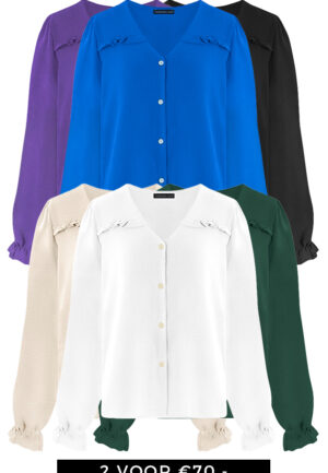 Deal Pofmouwen Blouses Demi