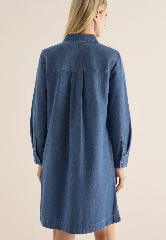 Denim-look jurk - Afbeelding 3