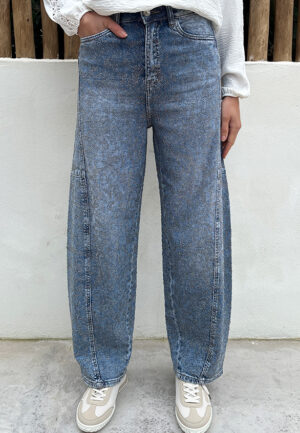 Diamond Barrel Jeans Stonewash
