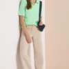 Effen poloshirt met korte mouwen