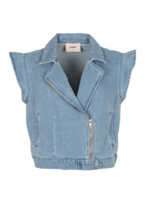 Freebird - Blauw | Dames | Gilet | Blauw | S | regular | Kamst mode