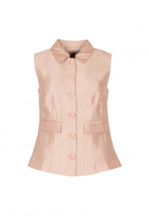 Freebird - Oranje | Dames | Gilet | Oranje | XL | regular | Kamst mode