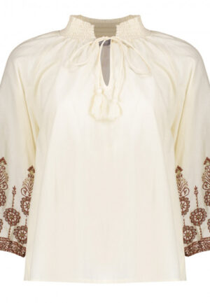 Geisha - Wit | unisex | Blouse | Wit | 3XL | regular | Kamst mode